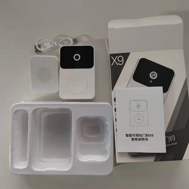 Умный видеодомофон x9. Дверной звонок wi-fi  Охранный дверной видеозвонок.