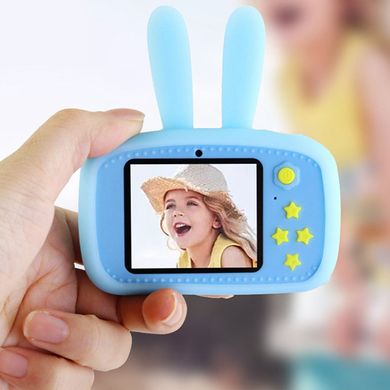 Детский цифровой фотоаппарат зайчик 1080P Bunny GM-30 желтый