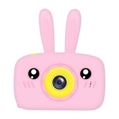Детский цифровой фотоаппарат зайчик 1080P Bunny GM-30 розовый