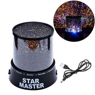 Нічник-проектор зоряного неба star master USB, батарейки