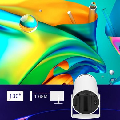Смарт проектор HY300 4K Android 11, WiFi6+ BT5.0. Домашній кінотеатр