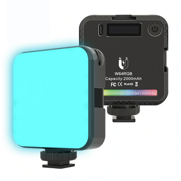 Накамерне світло w64 rgb. Відеосвітло для фото та відеозйомки.