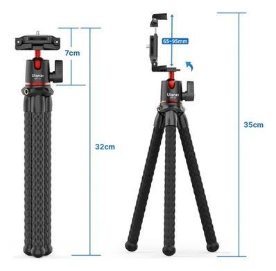 Гибкий штатив Ulanzi MT-11 для смартфона, камеры с дополнительной резьбой 1/4
