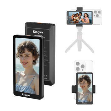 Селфі-монітор KingMa VL-PH05 Max для зйомки на смартфон Чорний