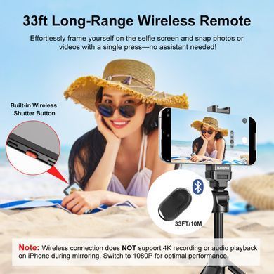 Селфі-монітор KingMa VL-PH05 Max для зйомки на смартфон Чорний