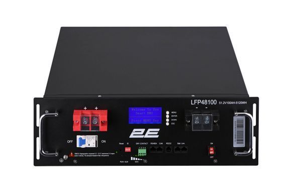 Батарея 2E 5 kWh LFP48100 48V/100Ah в стійку