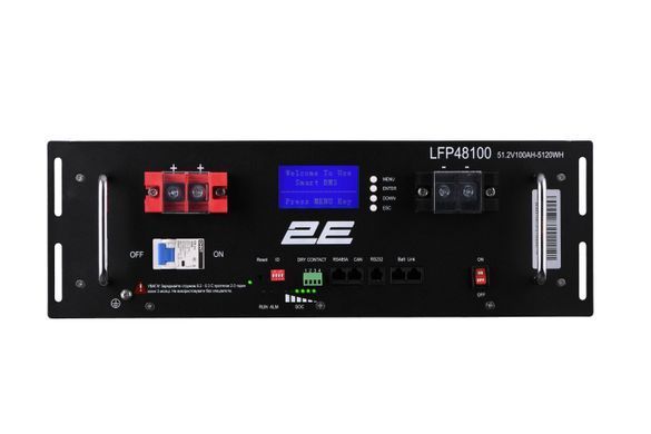 Батарея 2E 5 kWh LFP48100 48V/100Ah в стійку