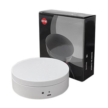 Поворотний стіл для предметної зйомки 360° Mini Electric Turntable 12 см