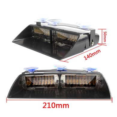 Стробоскоп мигалка красно-синяя под стекло автомобиля S2