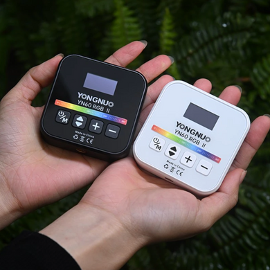 Накамерный свет Yongnuo yn60rgb ii портативная мини-светодиодная панель для камеры