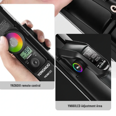 Освітлювач YongNuo YN360 IV. Відеосвітло для фото та відеозйомки