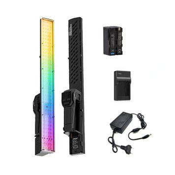 Комплект світлодіодниого RGB відеоосвітлення Yongnuo YN6C-360IV з акумулятором, зарядним пристроєм та блоком живлення