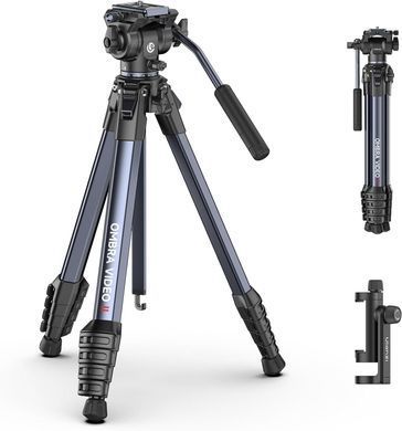 Штатив с жидкостной видеоголовкой Ulanzi OMBRA VIDEO II T154 39-157 см