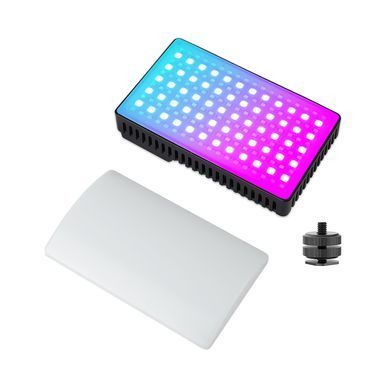 Світлодіодне RGB накамерне світло VLOGLITE K15. Лампа для відео та фотозйомки