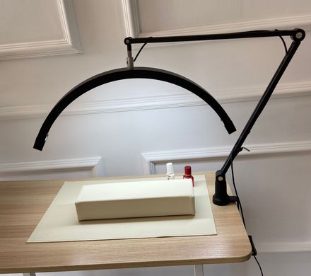 Профессиональная бестеневая лампа струбцины Sunland для мастеров маникюра по наращиванию ресниц, косметологов.