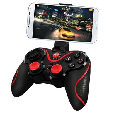Бездротовий Bluetooth Геймпад Х3 Джойстик для ANDROID, iOS, PC - з утримувачем для смартфона в комплекті