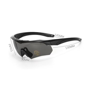 Баллистические очки со сменными линзами (койот)
