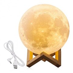 Лампа Луна 15 см, 3D светильник - ночник Moon Touch Control, Moon lamp