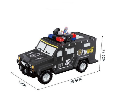 Сейф дитячий "Машина поліції LEGO" з відбитком пальця
