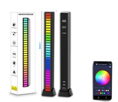 Музыкальный светильник 22,5 см эквалайзер с мобильным приложением, подсветка под музыку 22,5 см.