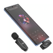 Беспроводной петличный микрофон (Lightning) hoco L15, черный For iPhone