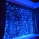 LED Гірлянда водоспад - синій (240 лампочок, 2 x 2 метри)