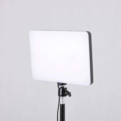 26 см прямоугольная LED светодиодная селфи лампа для фото и мастеров со штативом 2м.
