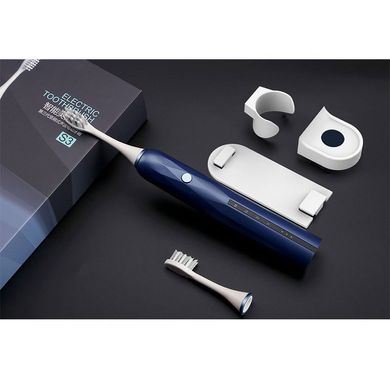 Ультразвуковая электрическая зубная щётка с настенным креплением S3 синяя