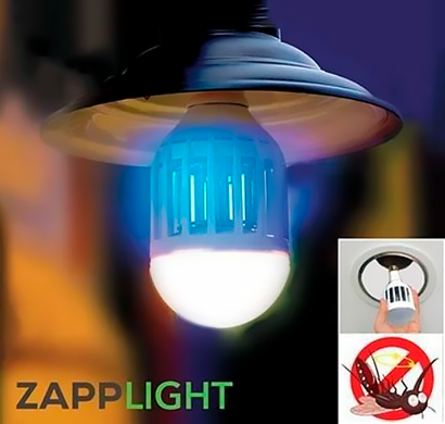 Светодиодная лампа-ловушка для насекомых Zapp Light