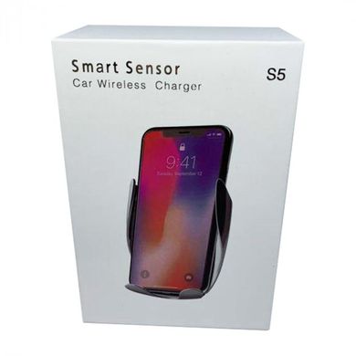 Автотримач з функцією бездротової зарядки Smart Sensor S5