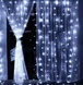 LED Гірлянда штора - холодний білий (200 лампочок, 3 x 2 метри)