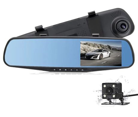 Дзеркало відеореєстратор із камерою заднього виду Vehicle Blackbox DVR