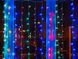 LED Гірлянда штора - різнокольорова (160 лампочок, 2 x 2 метри)