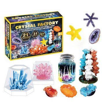 Дитячий навчальний набір для вирощування кристалів Crystal Factory (21 експеримент)