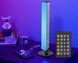 Дві RGB лампи, фонове освітлення робочого столу комп’ютера