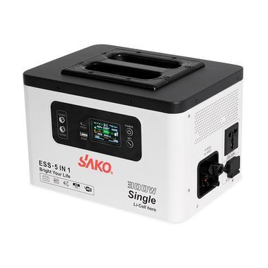 Мобильная зарядная станция SAKO Alpha ESS 300W/896Wh &ndash; универсальное решение 5-в-1