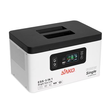 Універсальна зарядна станція SAKO Alpha ESS 500W/1000Wh &mdash; потужність і надійність для дому та подорожей
