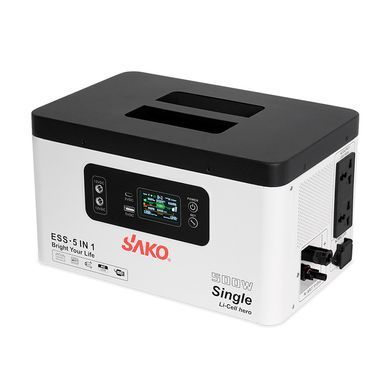 Універсальна зарядна станція SAKO Alpha ESS 500W/1000Wh &mdash; потужність і надійність для дому та подорожей