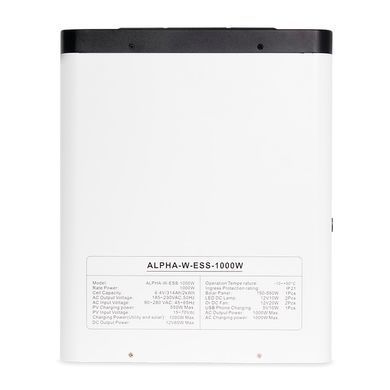 Універсальна зарядна станція SAKO Alpha ESS 1000W/2000Wh для дому та подорожей