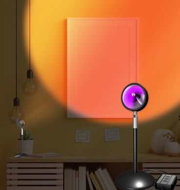 Проекційна лампа Sunset з мобільним додатком Tuya