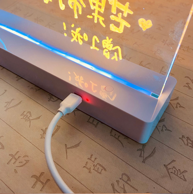 Светодиодная доска A4 (21*30CM) для рисования с подставкой + 7 ручек, , с USB. Тип 2 вертикальная