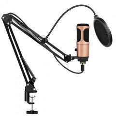 Микрофон конденсаторный студийный со стойкой UKC Music D.J. M-900USB
