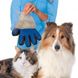 Перчатка для вычесывания шерсти с домашних животных
