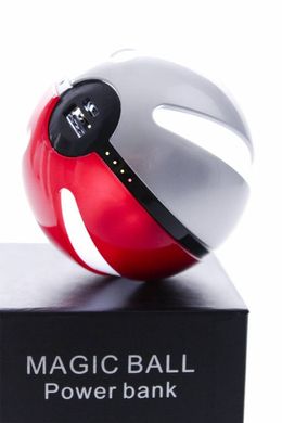 Зарядка, повербанк, зовнішній акумулятор Pokeball Power Bank 10000 мАг (зарядний пристрій Покебол Magic ball Pokemon GO)