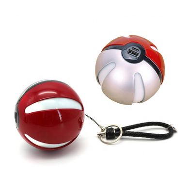 Зарядка, повербанк, внешний аккумулятор Pokeball Power Bank 10000 мАч (зарядное устройство Покебол Magic ball Pokemon GO)
