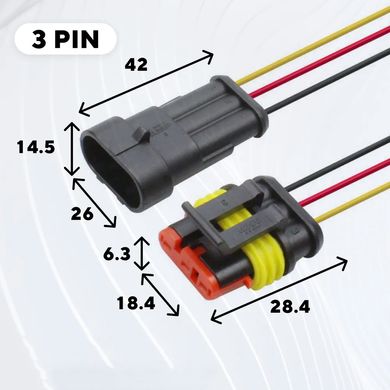 Набір водонепроникних автомобільних роз'ємів (708 шт.)
