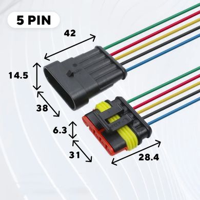 Набір водонепроникних автомобільних роз'ємів (708 шт.)