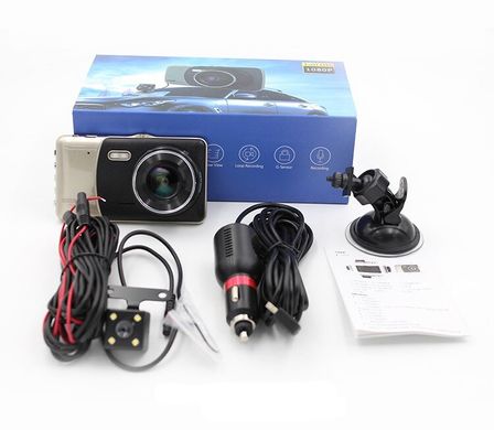 Видеорегистратор GT800 с задней камерой (4", 1080p FullHD)