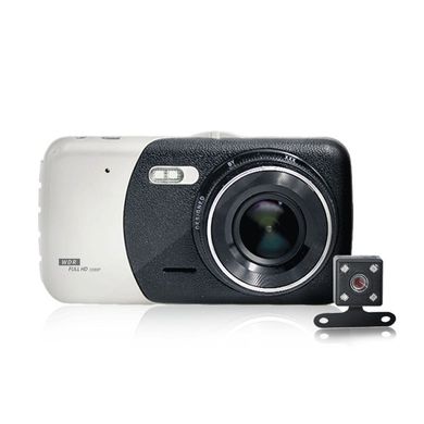Відеореєстратор GT800  із задньою камерою (4 ", 1080p FullHD) + карта пам'яті MicroSD 32Gb