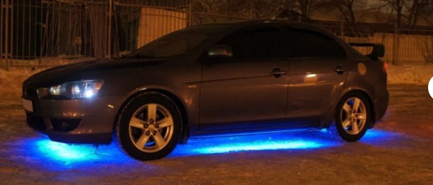 Подсветка днища автомобиля с мобильным приложением светодиодная RGB 120*150 см